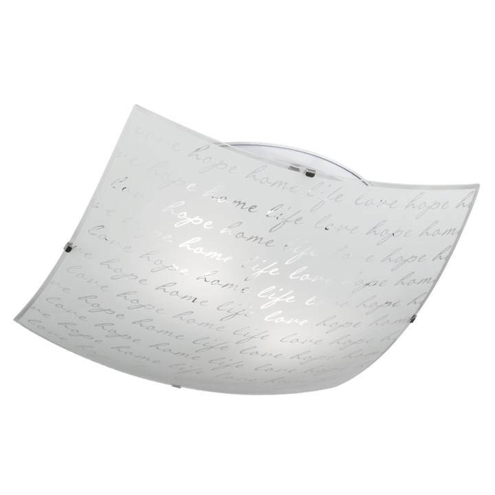 Sconto Stropní svítidlo SIGNA bílá, šířka 40 cm