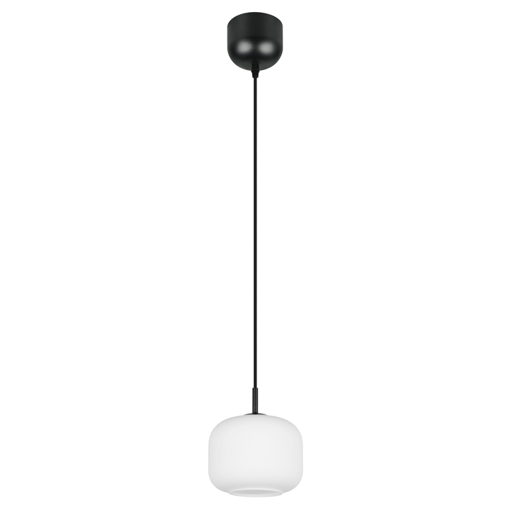 Závěsné svítidlo SIGNE bílá/černá, průměr 15 cm 1
