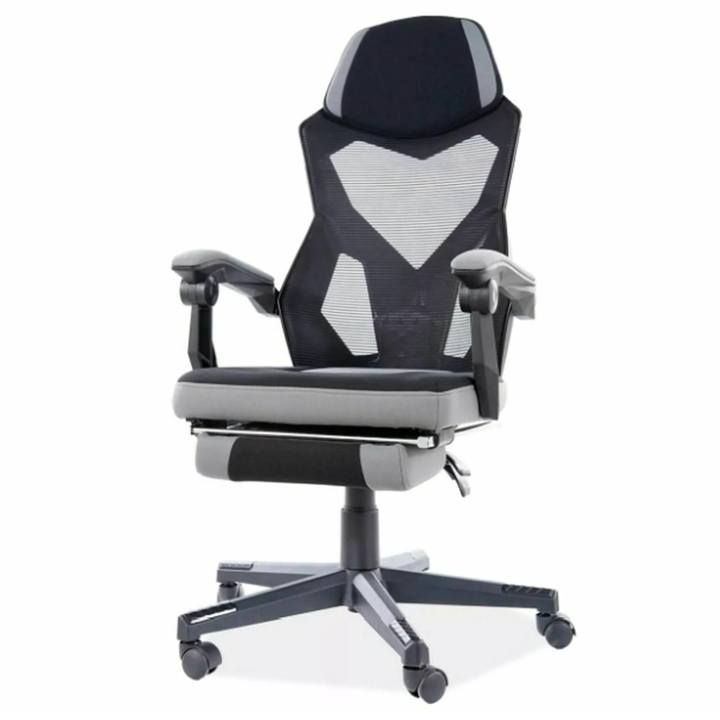 Sconto Kancelářská židle SIGQ-939 černá/šedá