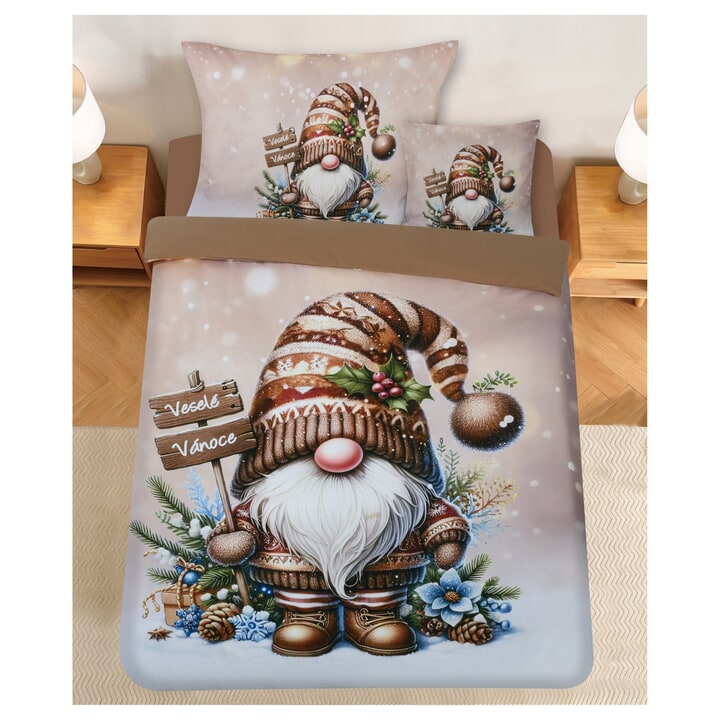 Povlečení SKŘÍTEK CESTOVATEL vícebarevná, 45x45 + 70x90 a 140x200 cm 1