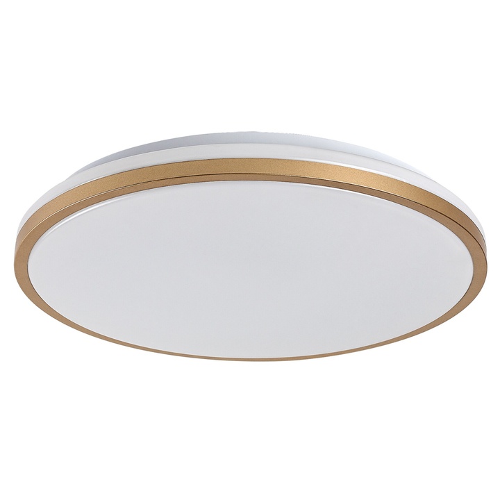 Stropní koupelnové svítidlo SLAVA zlatá/bílá 1