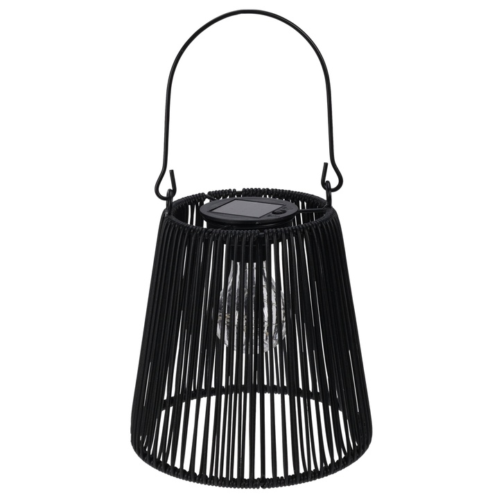 Stolní solární lampa SOLIS černá 1