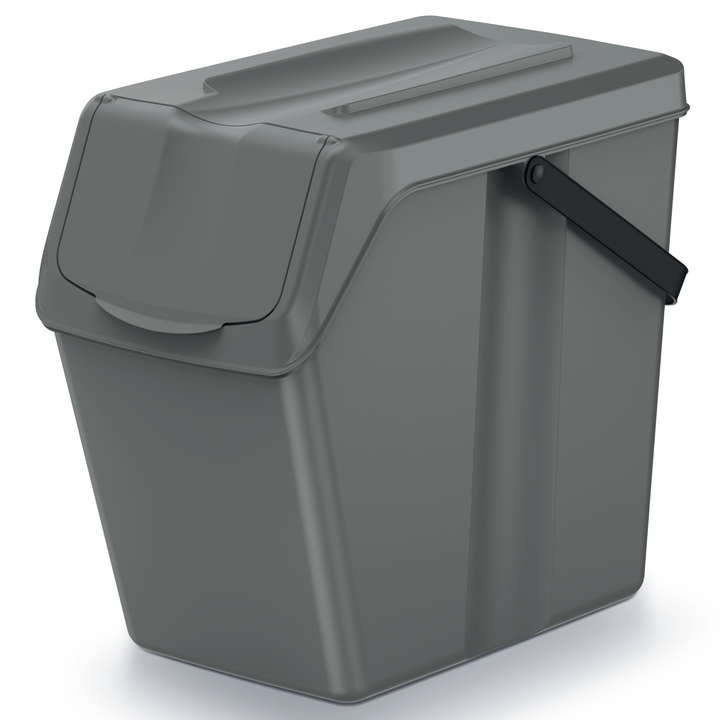 Sconto Odpadkový koš SORTIBOX šedá, 25 l
