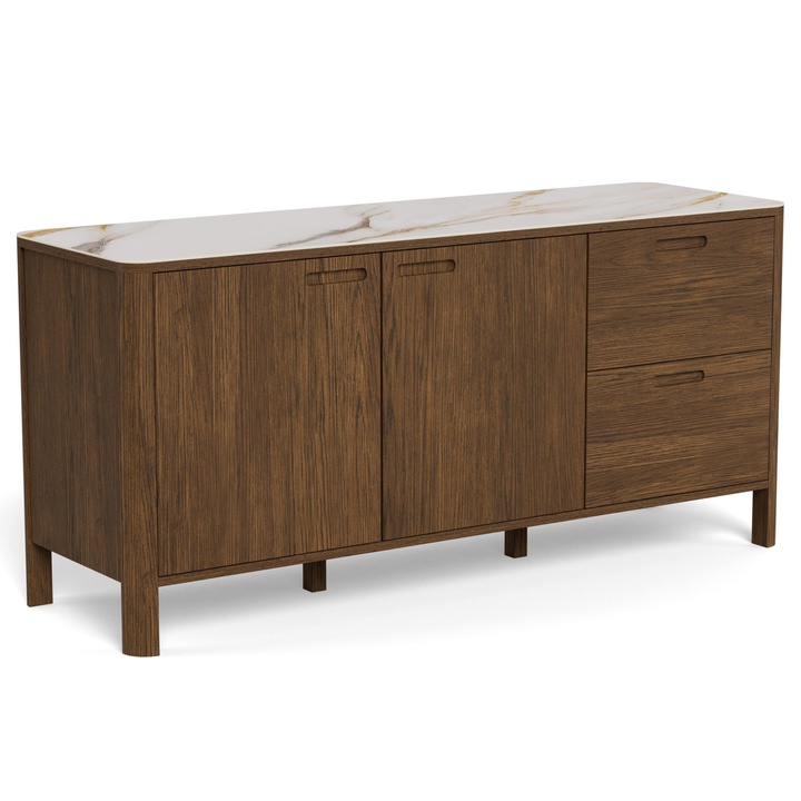 Sconto Komoda SOUTHAMPTON 160 krémová/dub