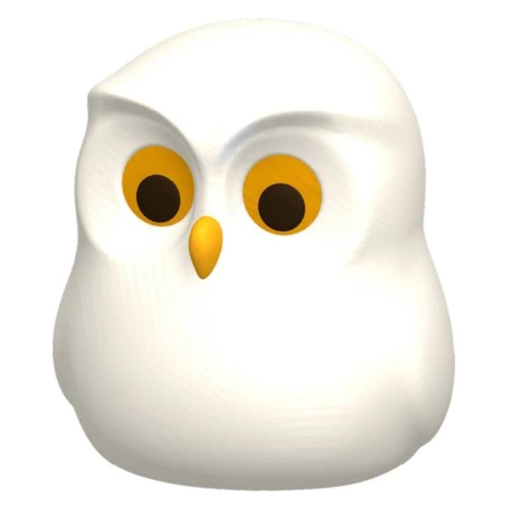 Dětská stolní lampa SOVA bílá 1