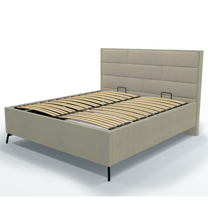 Postel s roštem SPECTRAL 1 šedobéžová, 180x200 cm 1