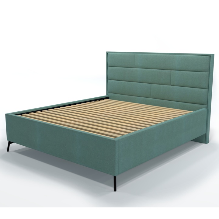 Sconto Postel s roštem SPECTRAL 2 šalvějová, 140x200 cm