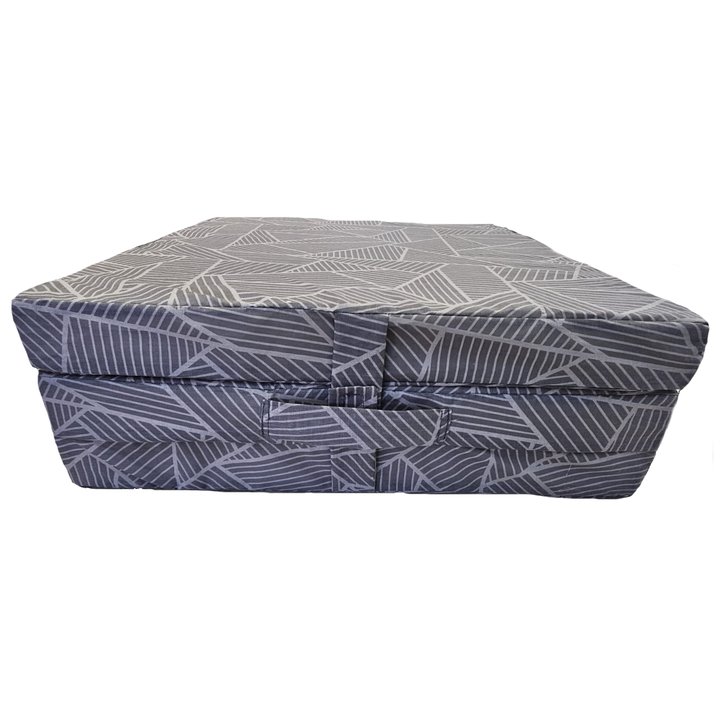 Sconto Skládací matrace pro hosty SPIRALY světle šedá