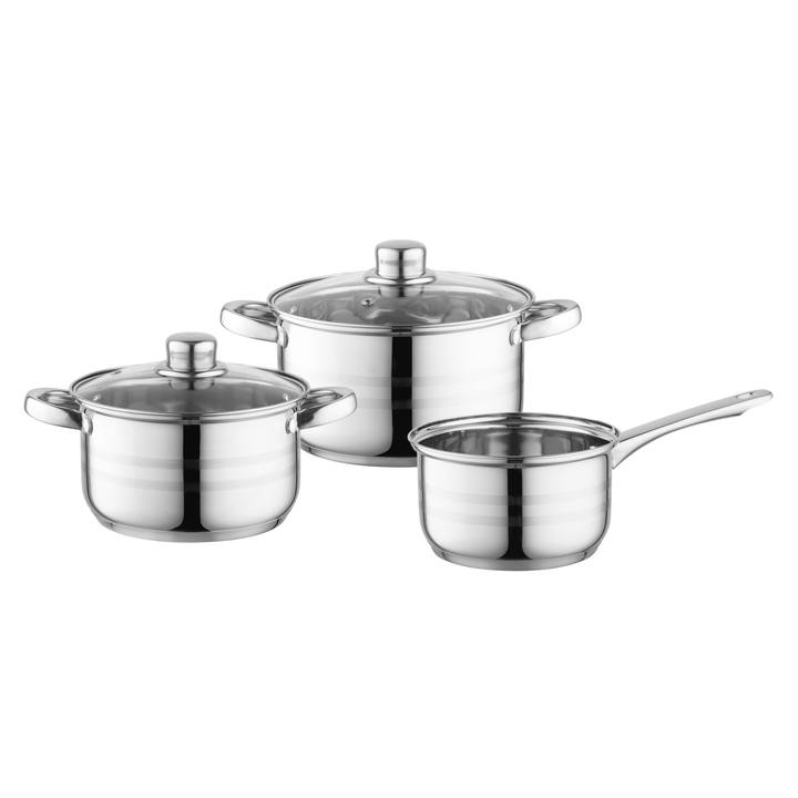 Sconto Sada hrnců STARK 5 ks (2 hrnce, 2 poklice, 1 rendlík)