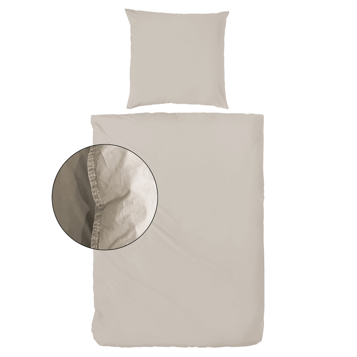 Sconto Povlečení STONEWASHED přírodní, 70x90 a 140x200 cm