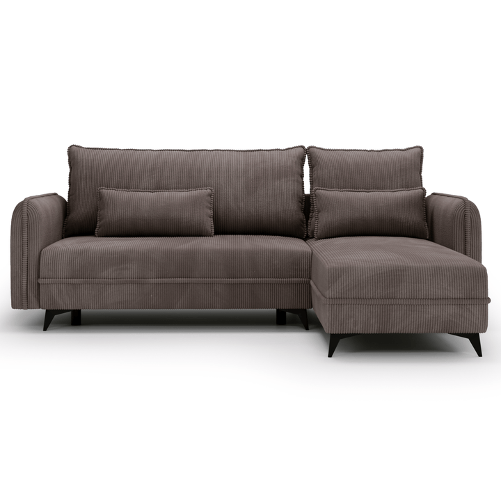 Sconto Sedací souprava STORM šedohnědá