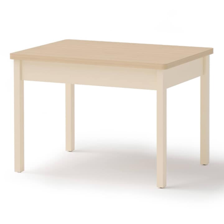Stůl STORY pískově béžová/dub vincenza, šířka 80 cm 1