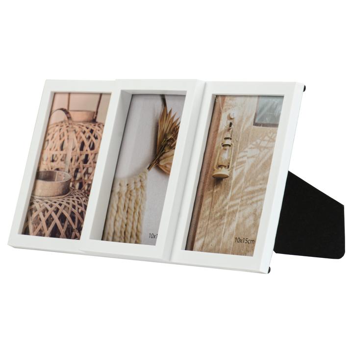 Multirám na 3 fotografie SWIGGIT bílá, 3x 10x15 cm 1
