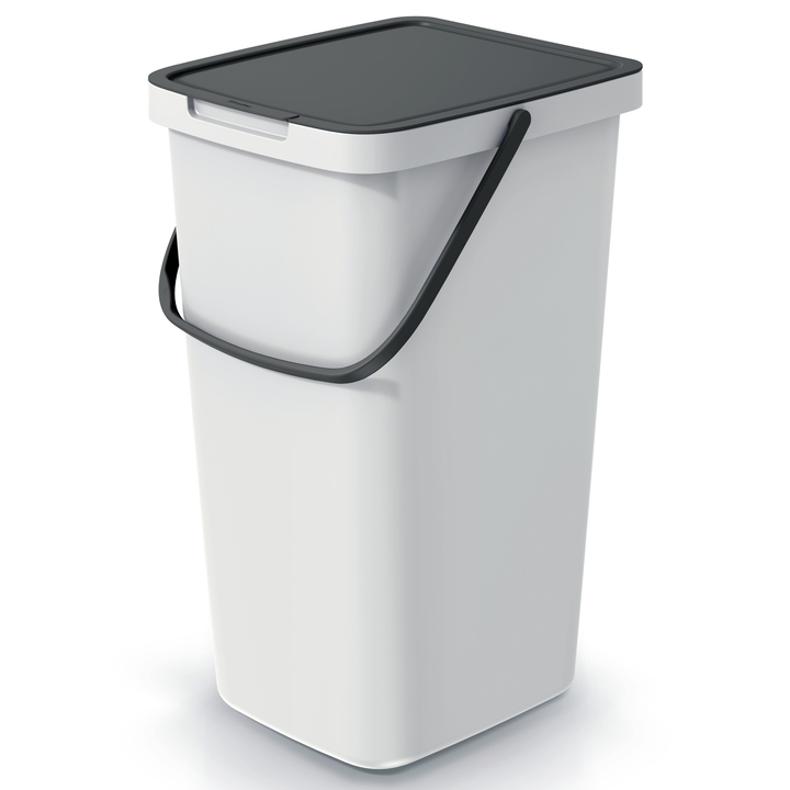 Sconto Odpadkový koš SYSTEMA Q COLLECT šedá/černá, 25 L