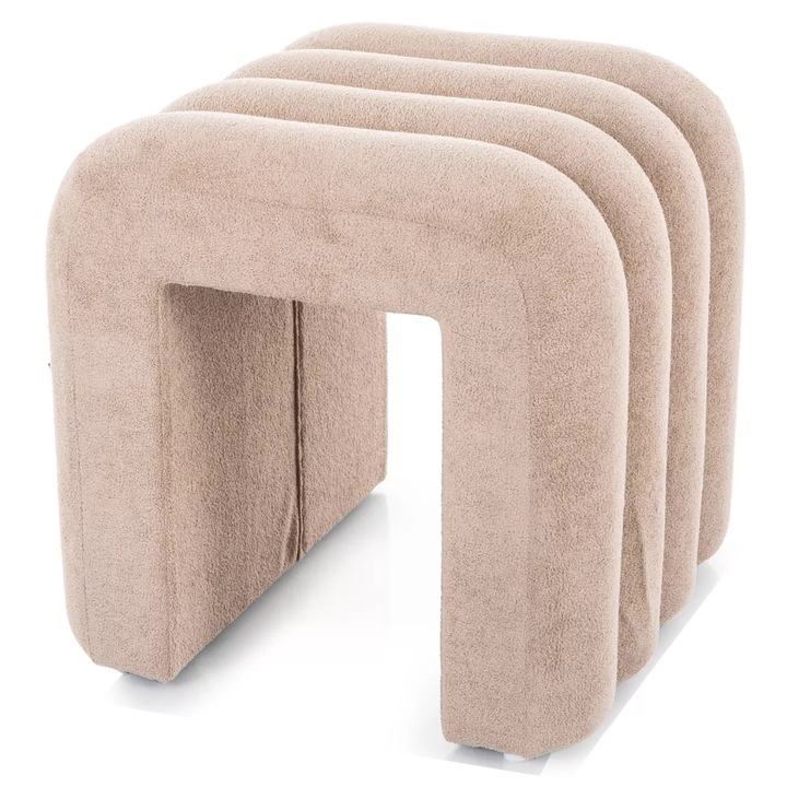 Sconto Taburet TACO tmavě béžová