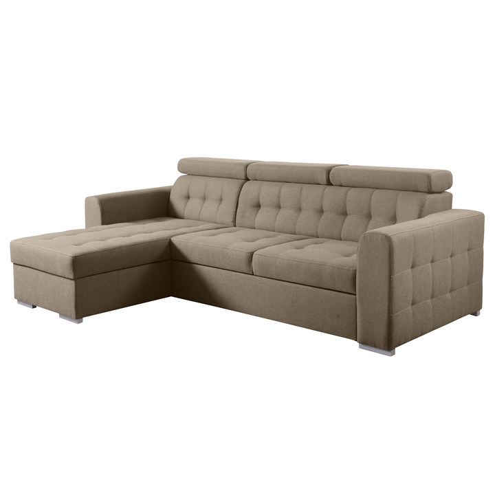 Sconto Sedací souprava TAORMINA levá, světle hnědá