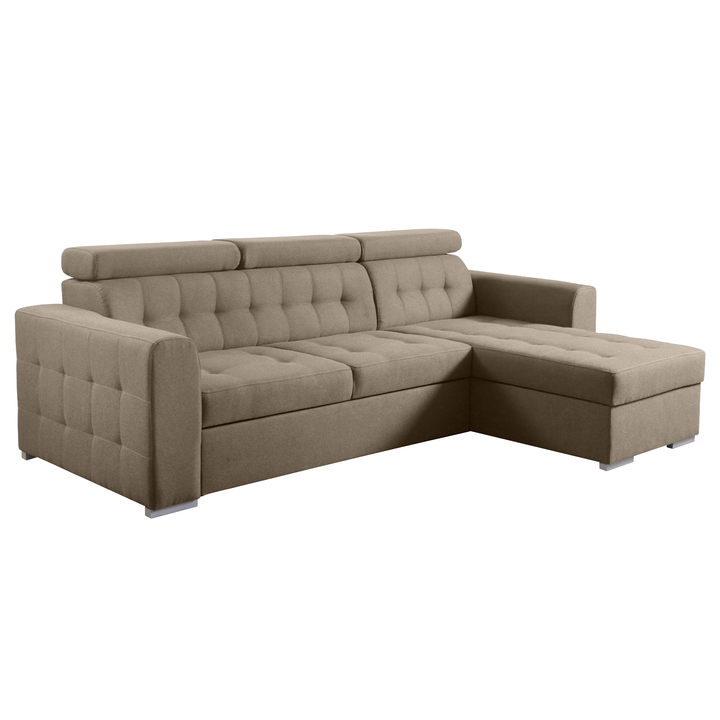 Sconto Sedací souprava TAORMINA pravá, světle hnědá