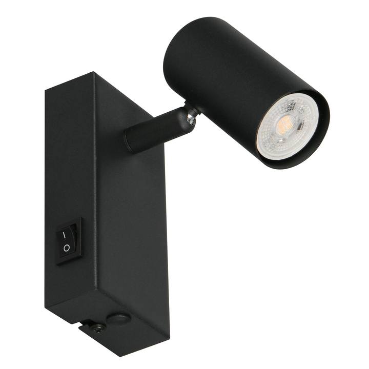 Sconto Bodové svítidlo TARYN 1 černá