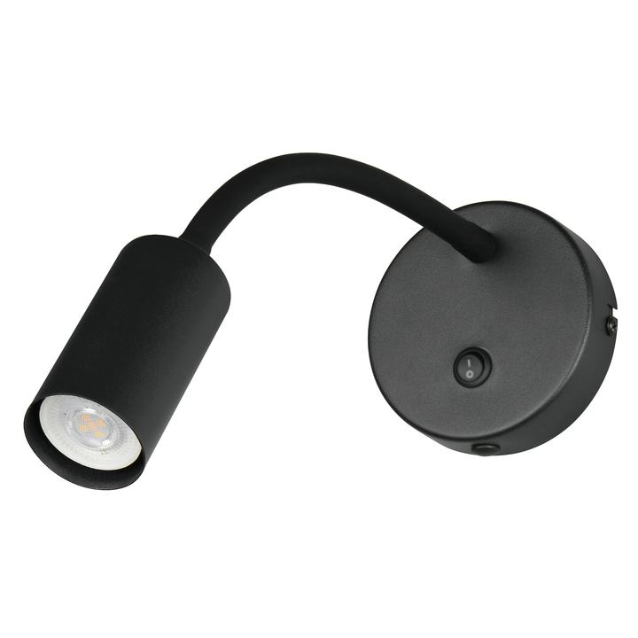 Sconto Bodové svítidlo TARYN černá