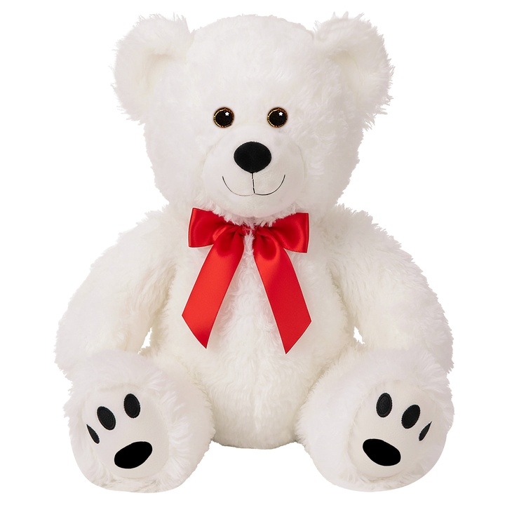 Plyšová hračka TEDDY bílá, výška 50 cm 1