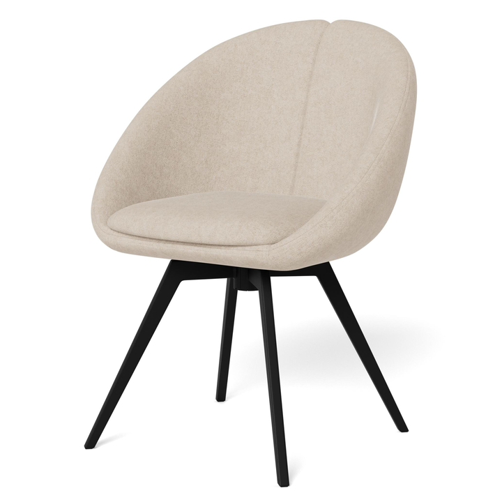 Sconto Jídelní židle TENNA písková/matná černá