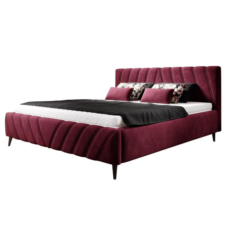 Sconto Postel TIA vínová, 180x200 cm