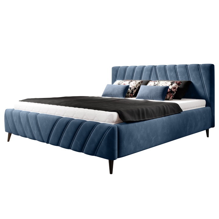 Sconto Postel TIA modrošedá, 180x200 cm