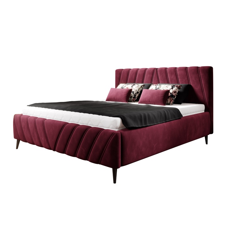 Sconto Postel TIA vínová, 140x200 cm