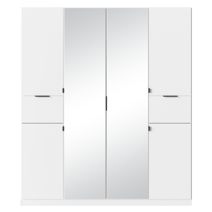 Sconto Šatní skříň TICAO II alpská bílá, šířka 181 cm