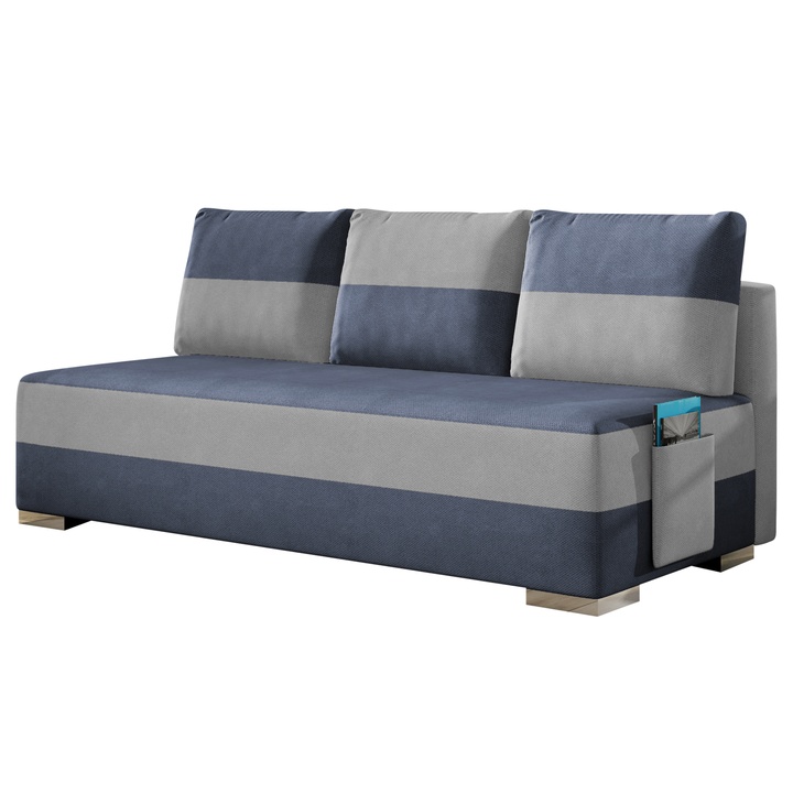 Pohovka TILDA II šedá/modrá 1