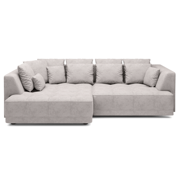 Sconto Sedací souprava TIMEA BOX levá, světle šedá