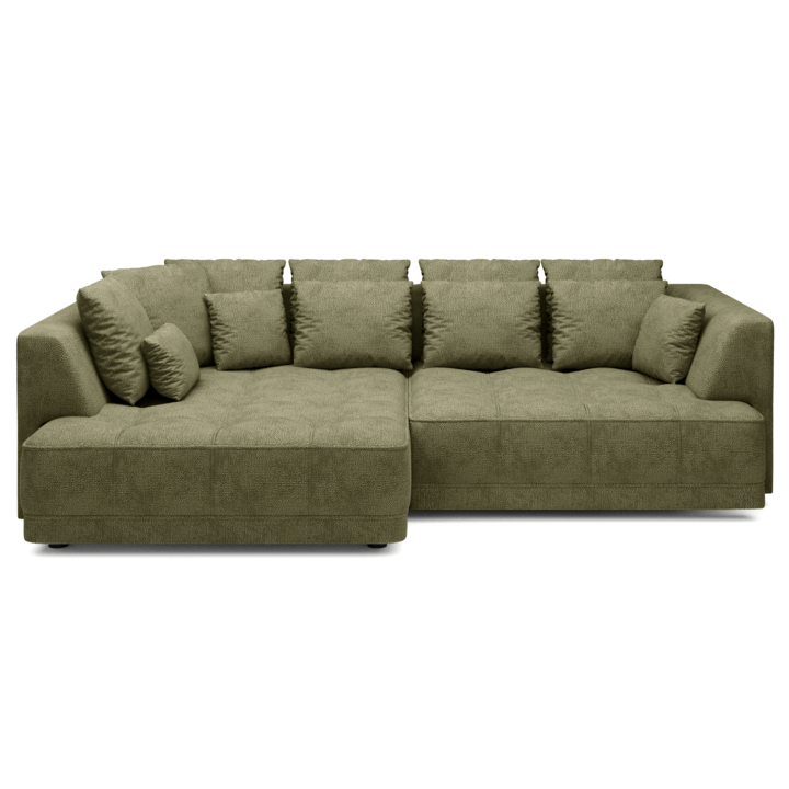 Sconto Sedací souprava TIMEA BOX levá, olivová