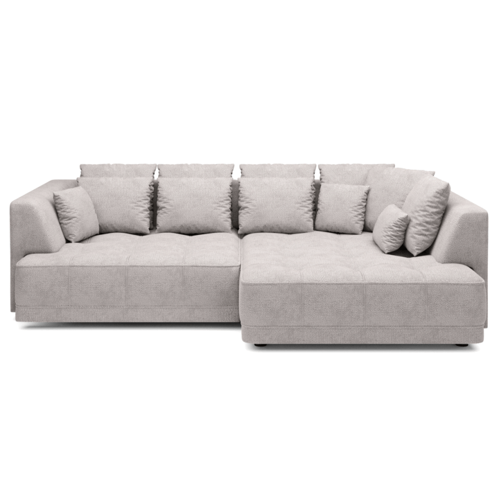 Sconto Sedací souprava TIMEA BOX pravá, světle šedá