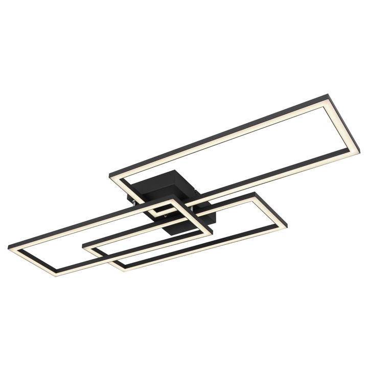 Sconto Stropní LED svítidlo TINY černý kov