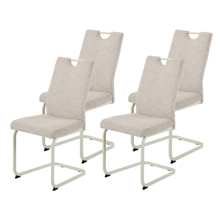 Jídelní židle TIVOLI S krémová, set 4 ks 1