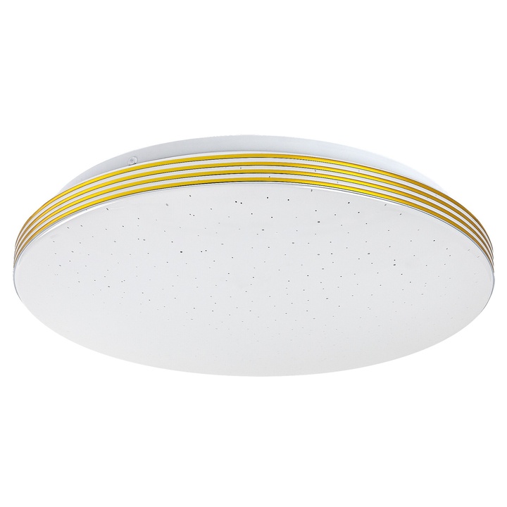 Stropní svítidlo TOMA zlatá/bílá 1