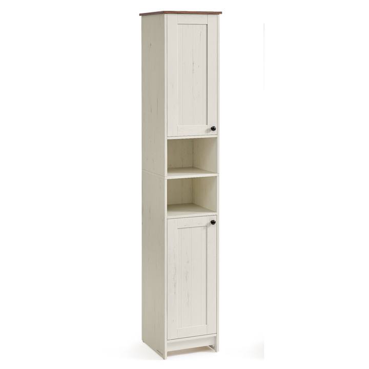 Sconto Koupelnová skříňka TOOLLESS bílá rustikální