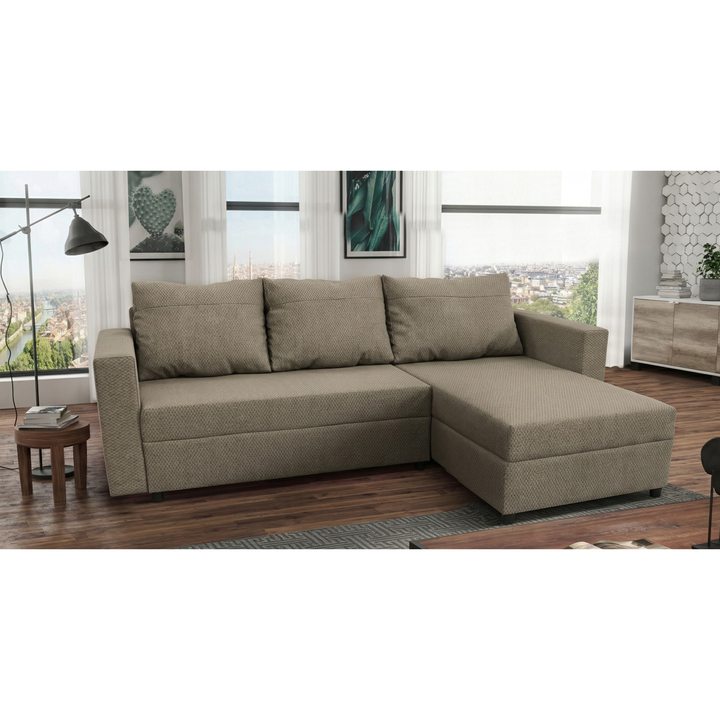 Sedací souprava TOP-L MAKALU hnědošedá 1