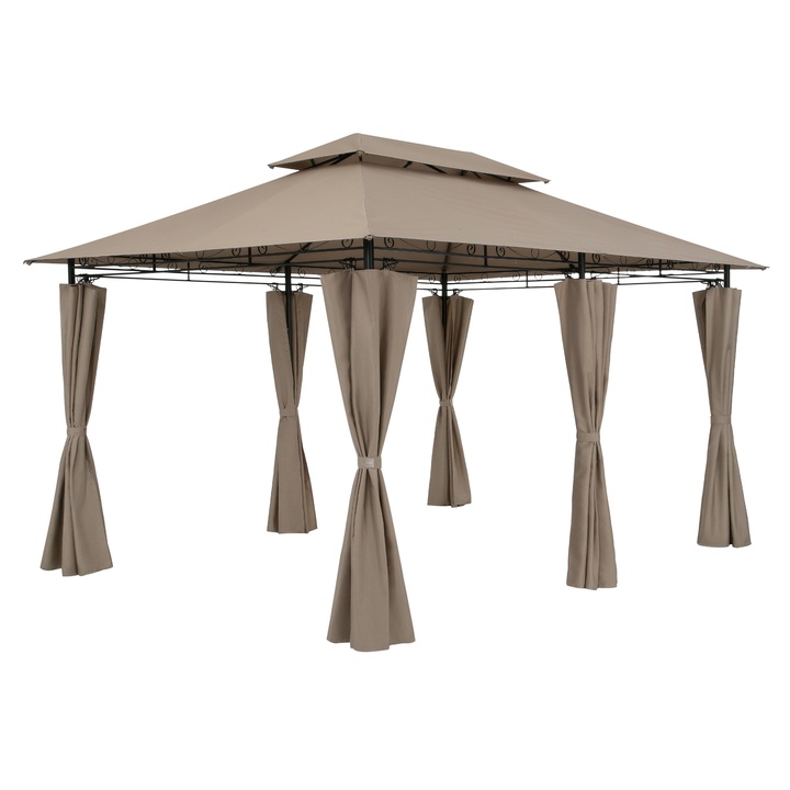 Zahradní altán TOPAS šedá 1