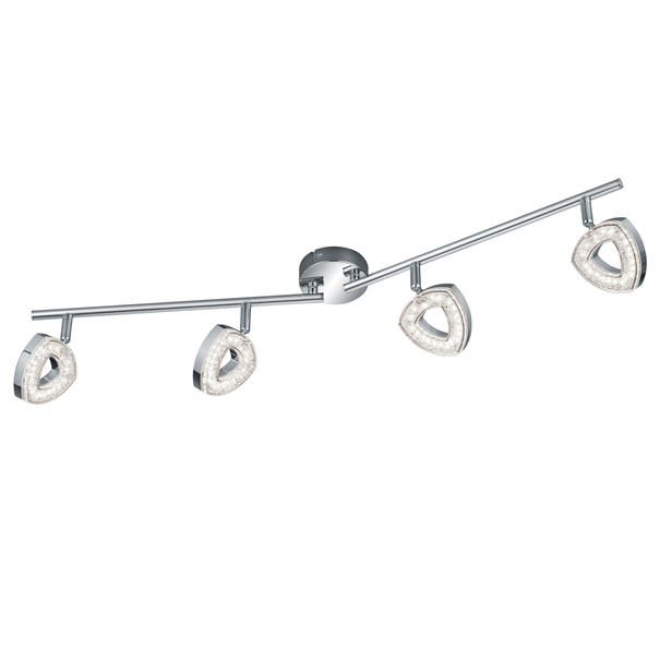 Bodové LED svítidlo TOURS chrom, šířka 80 cm 1
