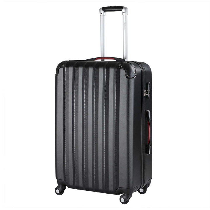 Sconto Cestovní kufr TRAVEL černá, objem 90 l