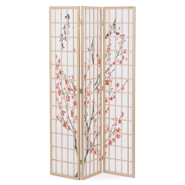 Sconto Paraván TREE bílá/smrk