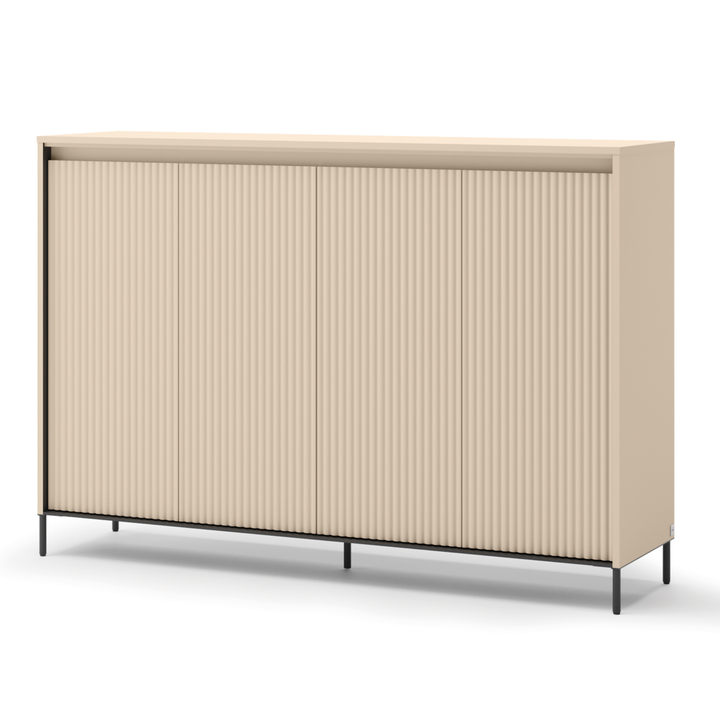 Sconto Komoda TREND 2 písková/černá