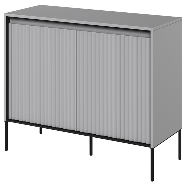 Sconto Komoda TREND TR-02 šedá/černá
