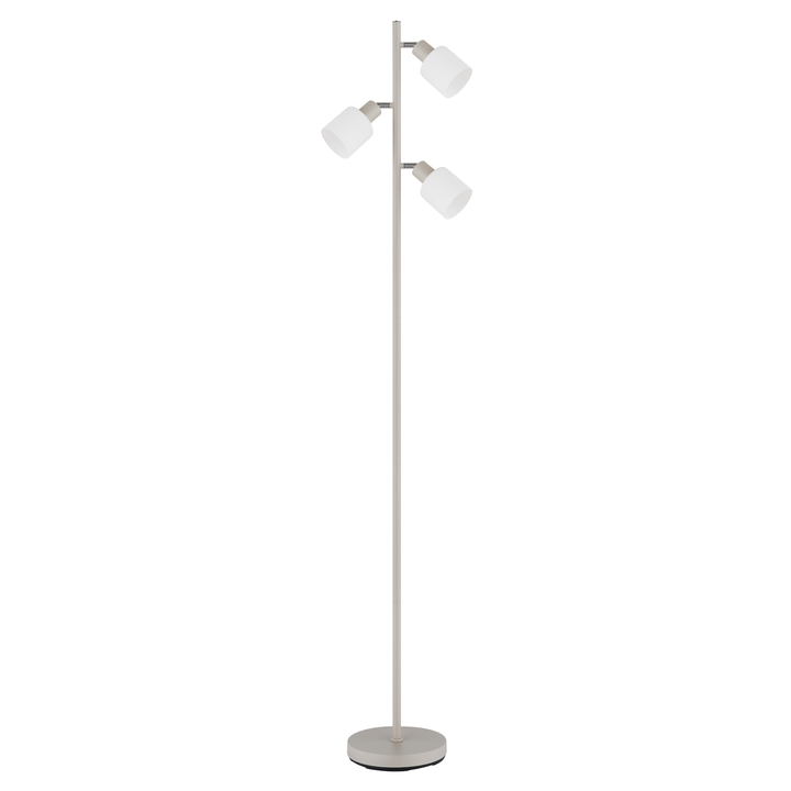 Stojací lampa TRENT písková/bílá 1
