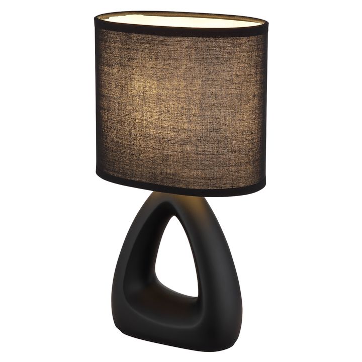 Sconto Stolní lampa TRIANGLE černá