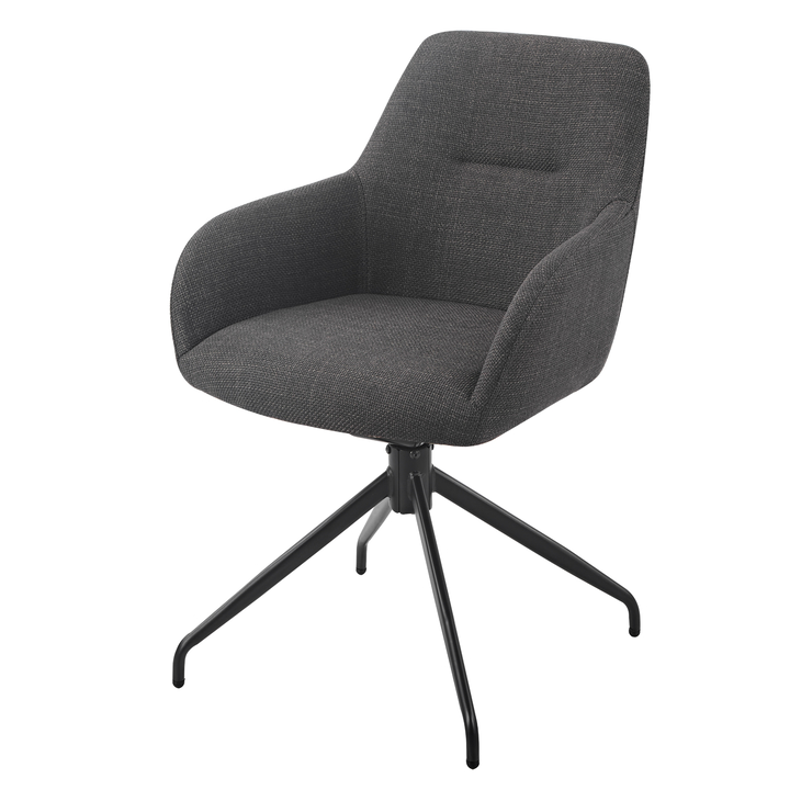 Sconto Jídelní židle TRIES S antracitová/černá