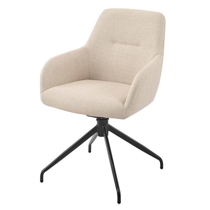Sconto Jídelní židle TRIES S béžová/černá
