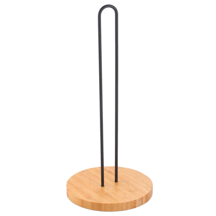 Sconto Stojan na kuchyňské utěrky TRISS kov/bambus