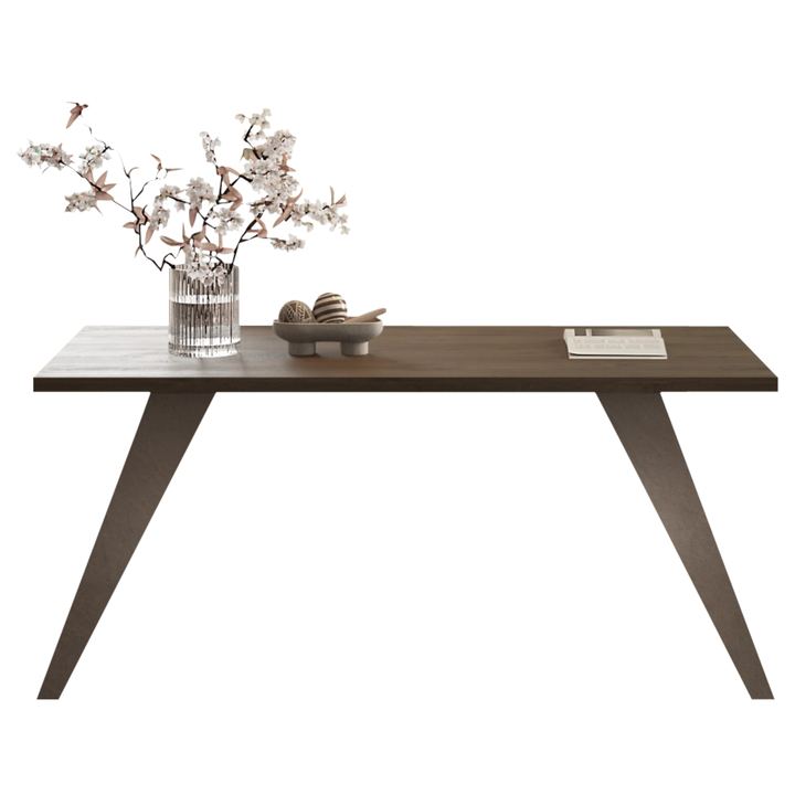 Sconto Jídelní stůl  TROPA bronzová/ořech